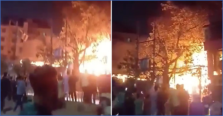 খিলগাঁও মার্কেটে আগুন, নিয়ন্ত্রণে ৩ ইউনিট